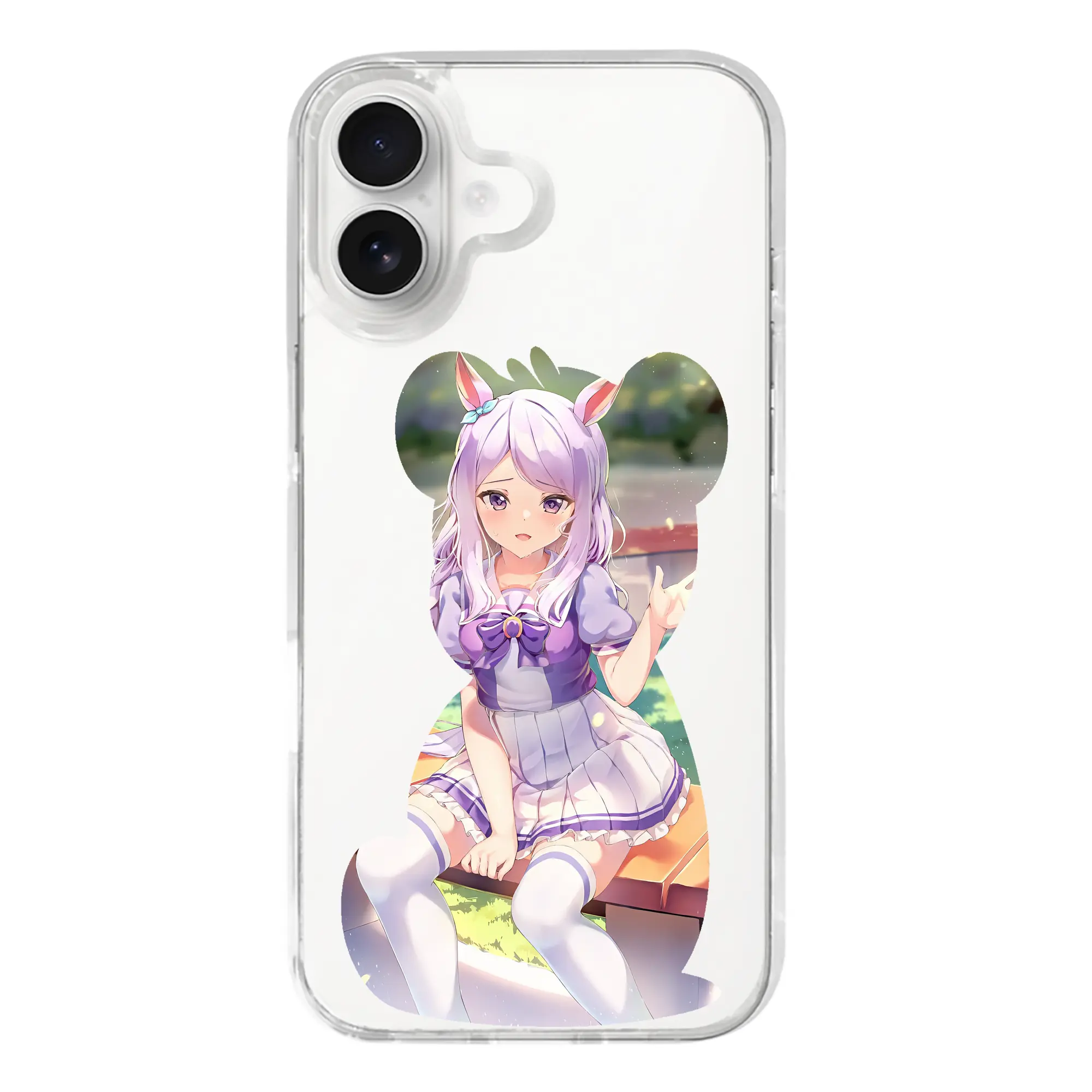 ウマ娘 プリティーダービー グッズ メジロマックイーン - iPhone 17シリーズ 透明スマホケース – 薄型・耐衝撃・精密フィット保護カバー